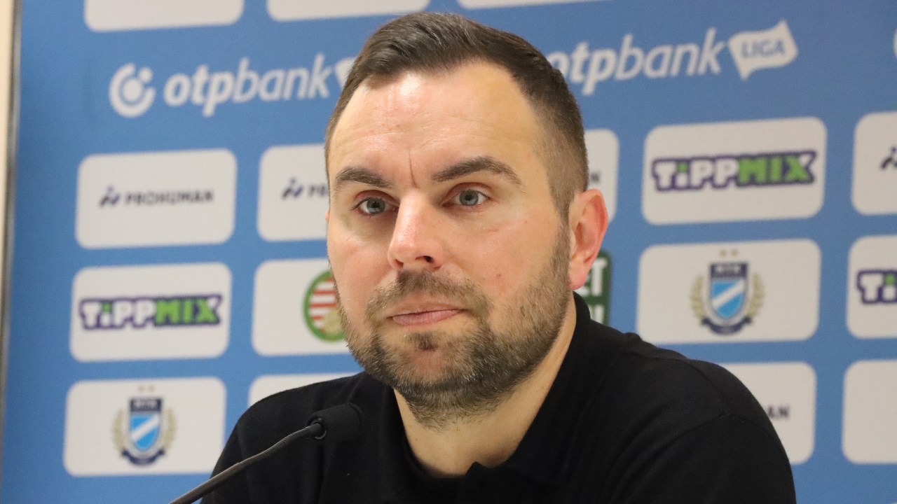 Érthető Horváth Dávid rossz kedve, mivel az MTK gólokkal győzhette volna le a listavezetőt. (Fotó: Kolozsvári Barnabás)