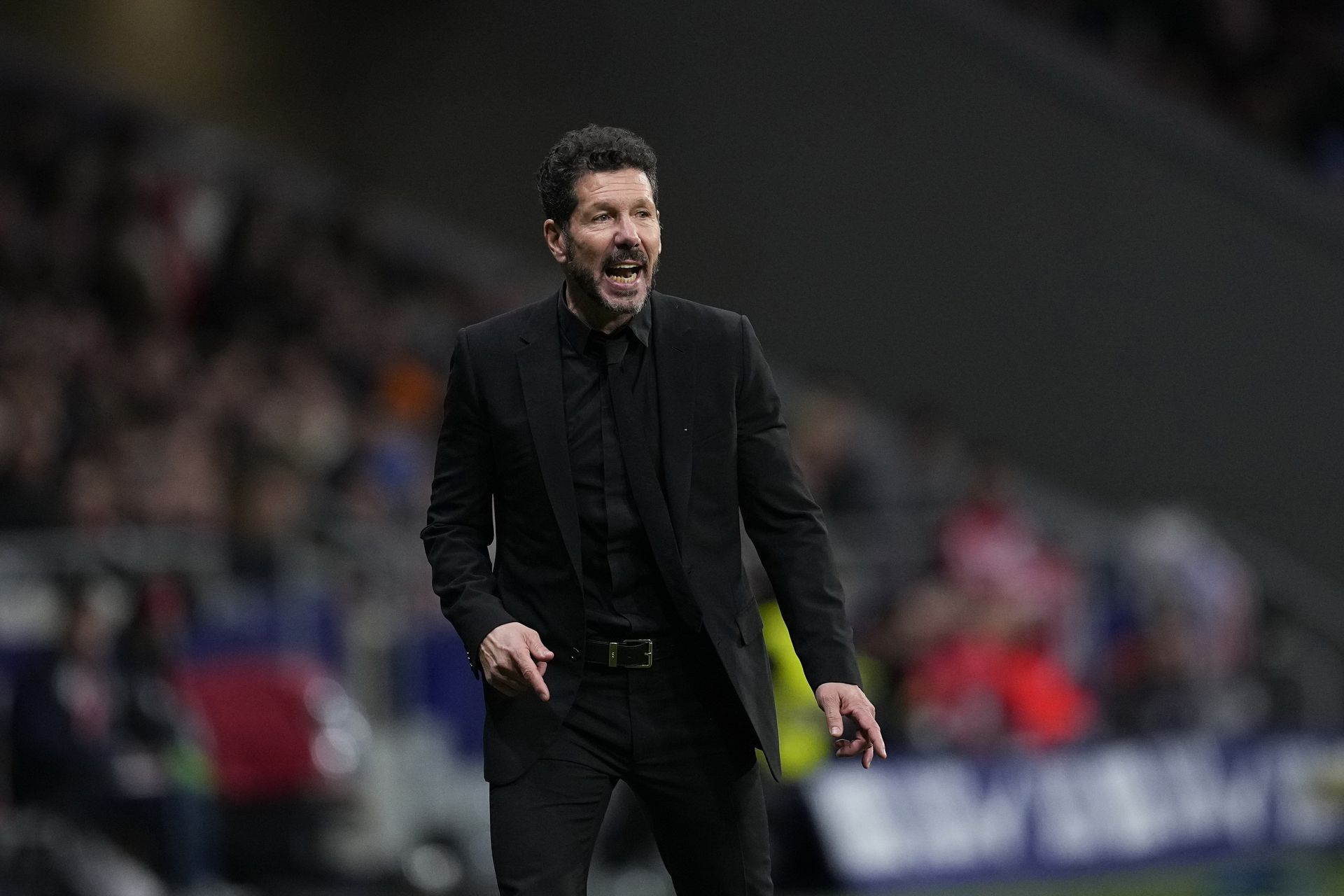 Diego Simeone úgy érzi, az Atlético felkészülten várja a derbit /Fotó: Northfoto