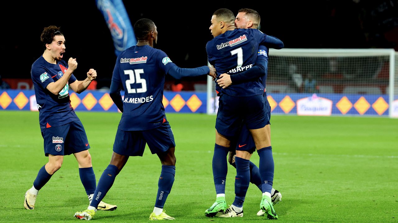 Mbappé’s missed penalty was also included, PSG reached the final