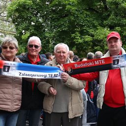 Mátyus János fia is a Budafok-szurkolók között szorít a kupadöntőben – videóval