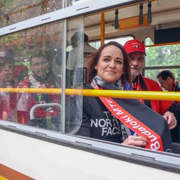 Galéria: így indult a különvillamos Budafokról a Puskás Arénához