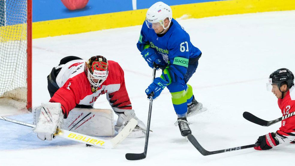 A szlovén válogatott szombaton a mieinkkel játssza az utolsó mérkőzését az idei vb-n (Fotó: IIHF)