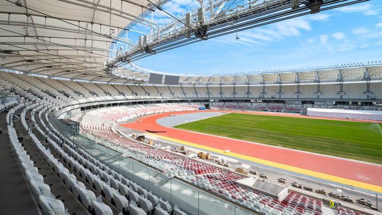 Igen vonzó az új atlétikai stadion az amatőr futók körében (Fotó: magyarepitok.hu)