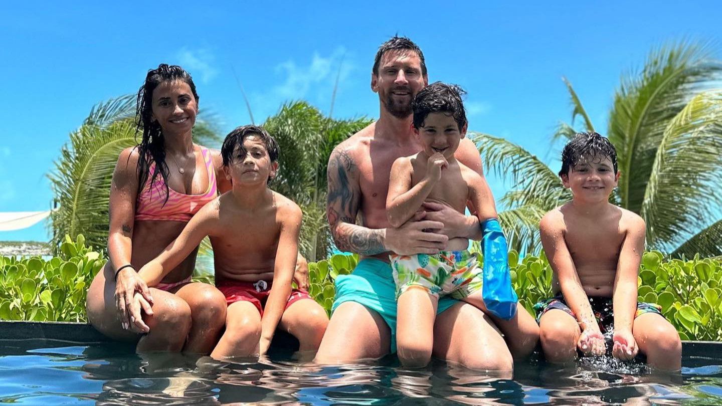 Lionel Messi és családja élvezi a floridai klímát, a magánsziget számos kikapcsolódási formát nyújtana/Instagram