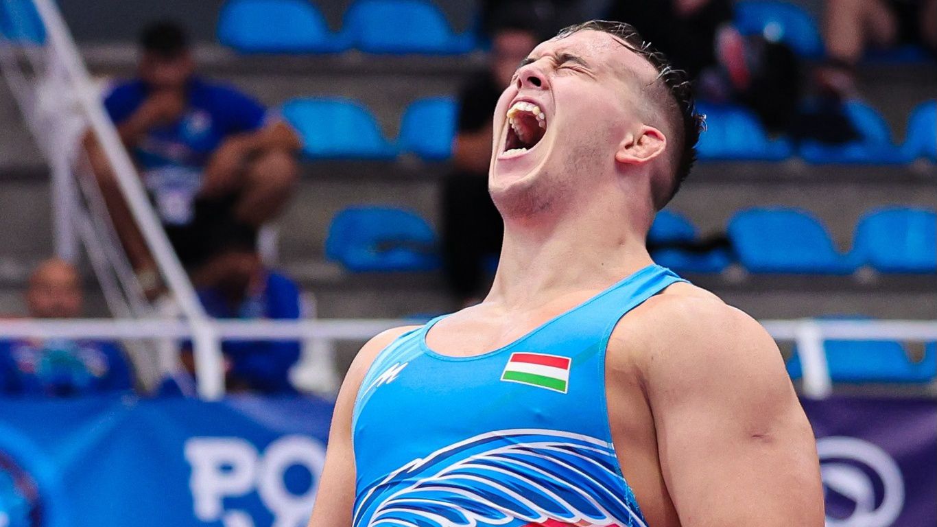 Darabos László U20-as világbajnok (Fotó: United World Wrestling)