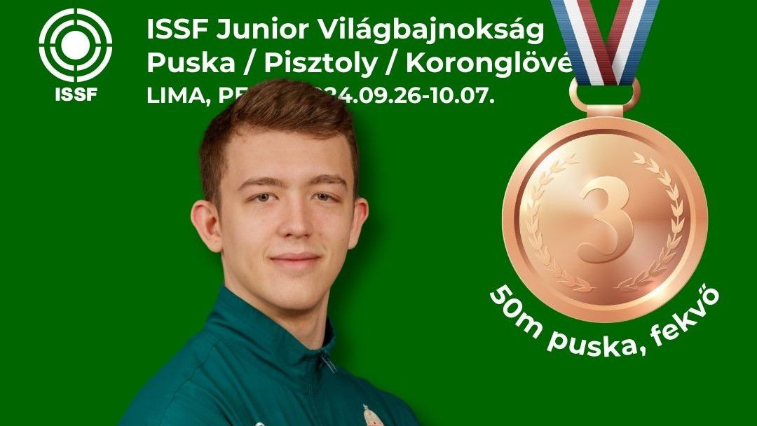 Bronzérmes a magyar sportlövő a junior-vb-n!