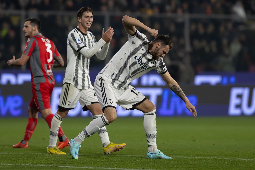 A Juventus utolsó pillanatban rúgott szabadrúgásgóllal nyert Cremonában (Fotó: Getty Images)