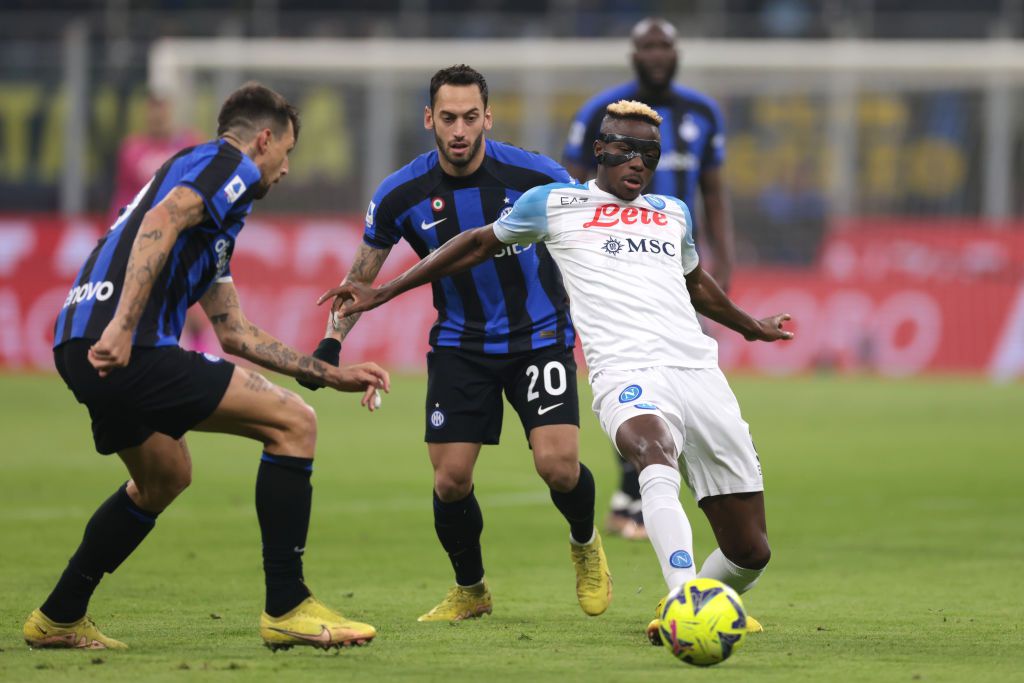 Hatalmas csatát vívott egymással az Inter és a Napoli a Serie A 16. fordulójának rangadóján (Fotó: Getty Images)