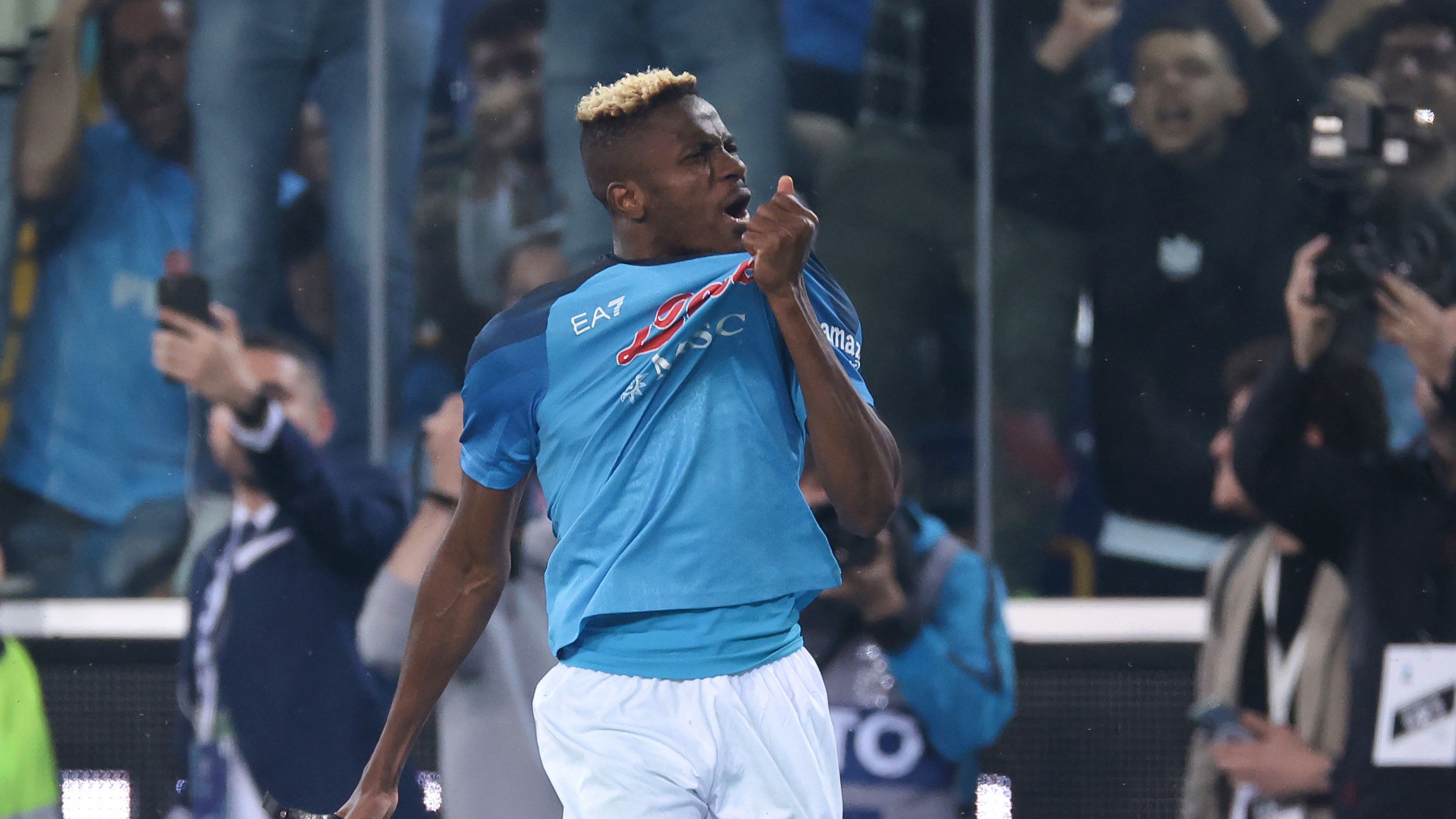 A nigériai válogatott támadó gólja sokat jelentett minden Napoli-szurkoló számára.