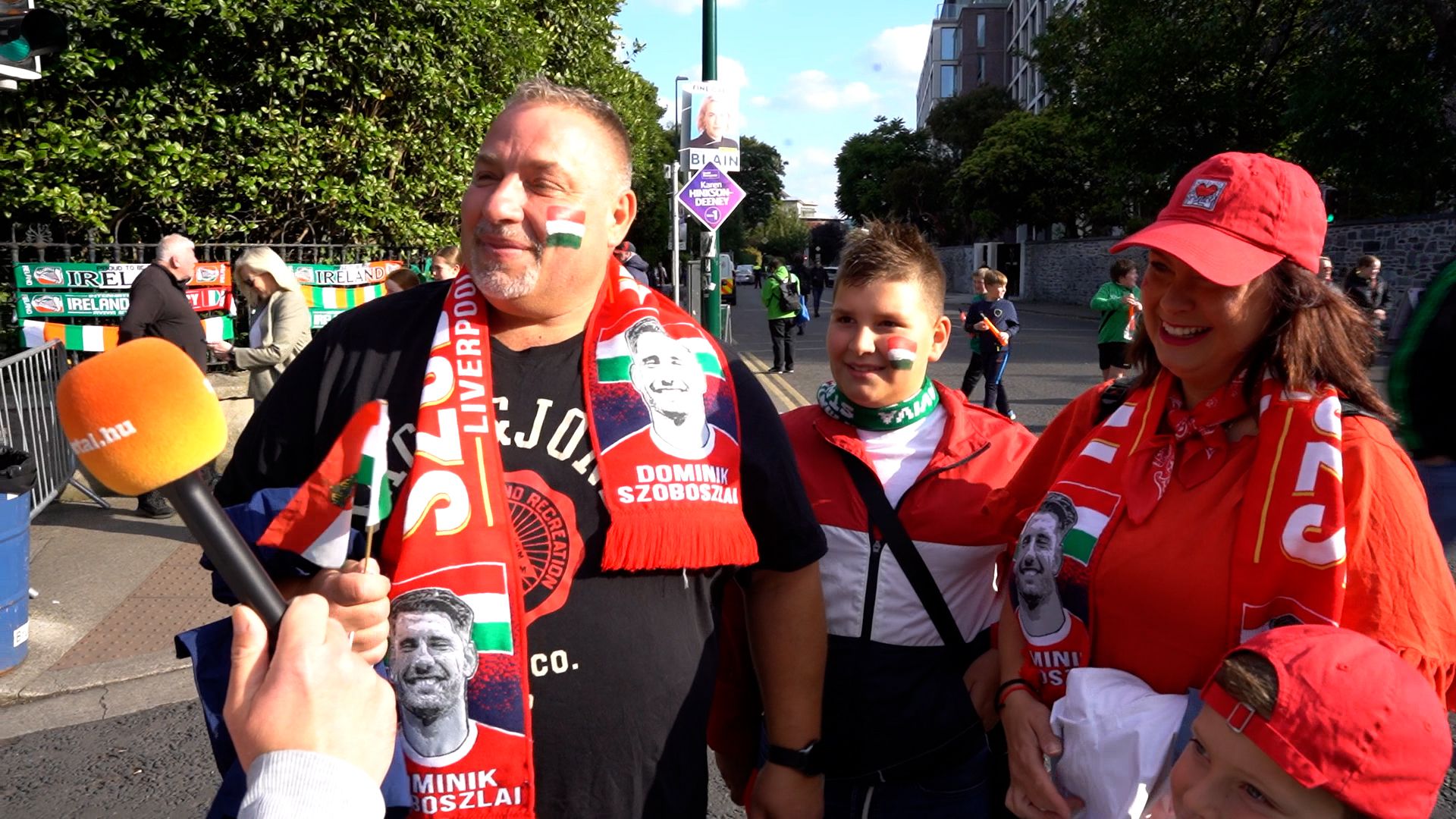 A dublini magyarok is sokan kilátogatnak a meccsre