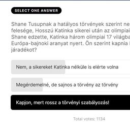 Csak 35% gondolja úgy, hogy Katinka hasonlóan sikeres lett volna Shane nélkül is
