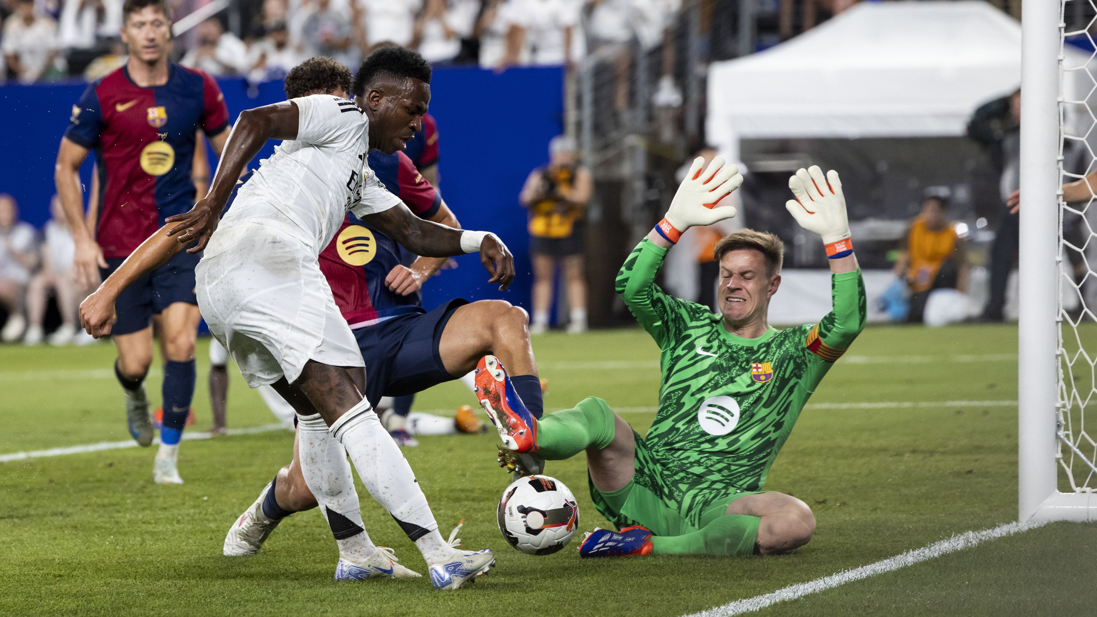 Vinícius Junior ezúttal nem tudta bevenni Marc-André ter Stegen kapuját