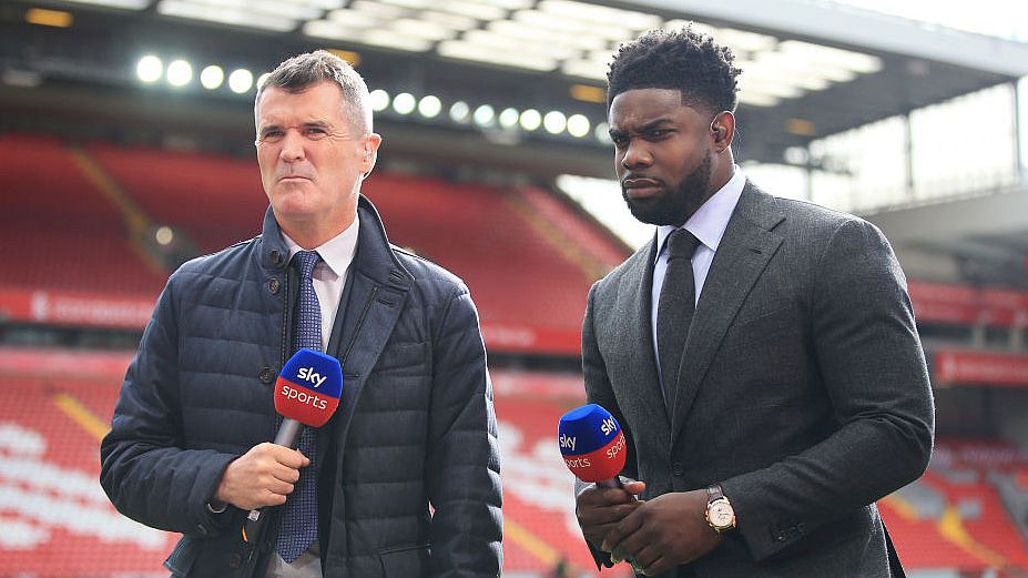 Roy Keane (balra) és Micah Richards a Sky Sports állandó szakértői