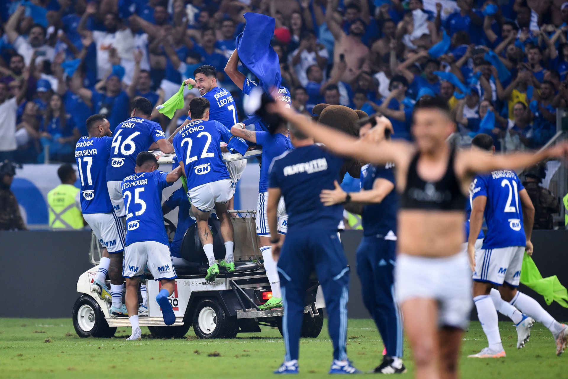 A Cruzeiro már szeptember kiharcolta az élvonalba jutást, a hétvégén azonban az is eldőlt, hogy megnyeri a brazil másodosztályú bajnokságot/MTI-EPA