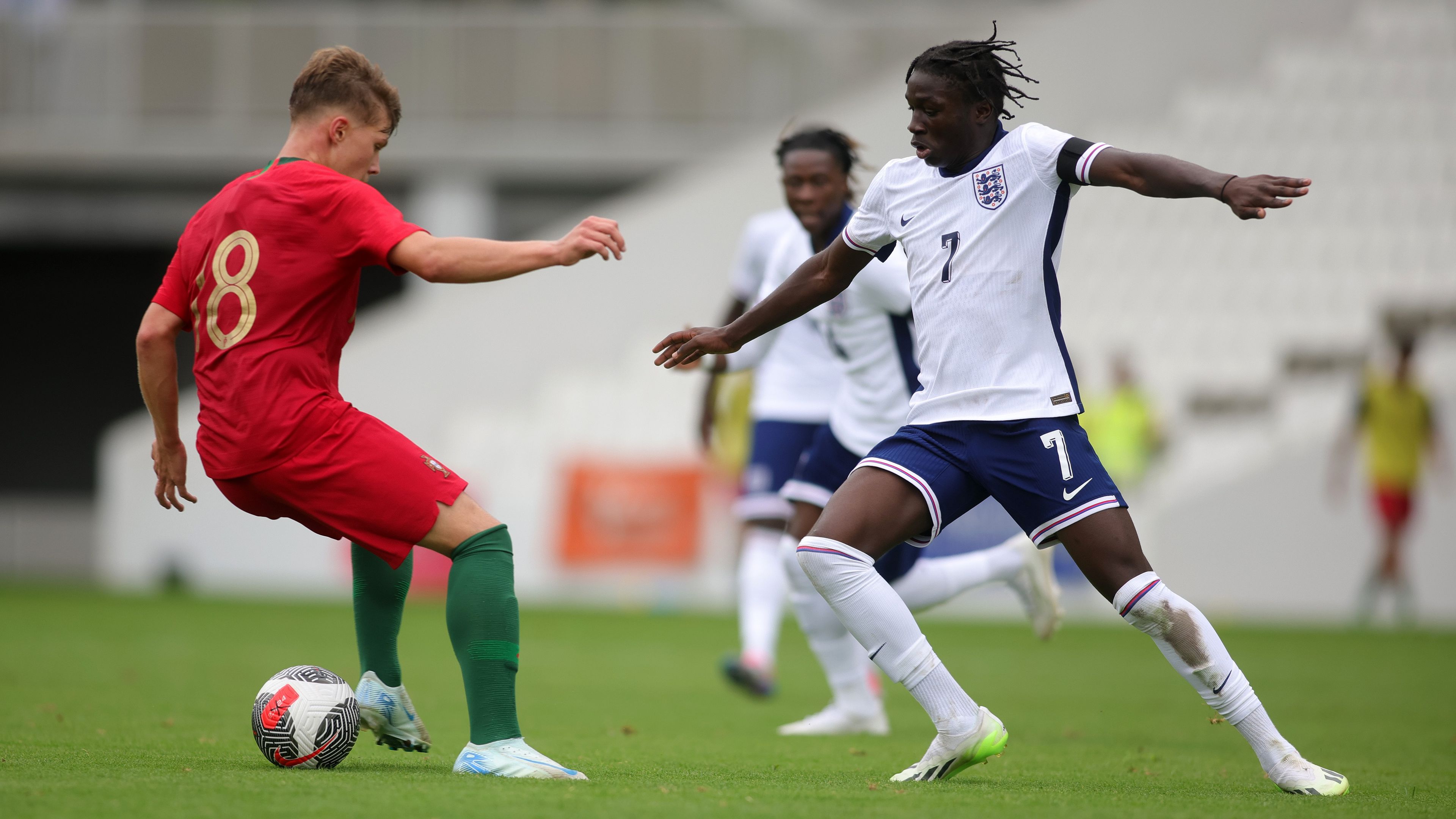 Matheus Mané szeptemberben éppen a portugál U18-as válogatott ellen játszott egy franciaországi nemzetközi tornán. (Fotó: Getty Images)