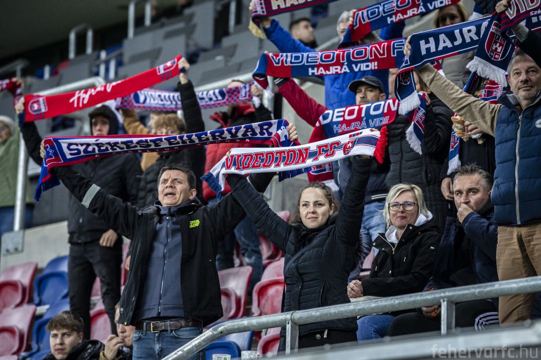 Volt oka az örömre a fehérvári szurkolóknak Kastrati góljánál (fotó: fehervarfc.hu)