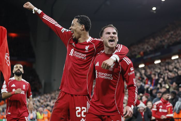 A Liverpool győztes gólját Alexis Mac Allister (jobbra) szerezte