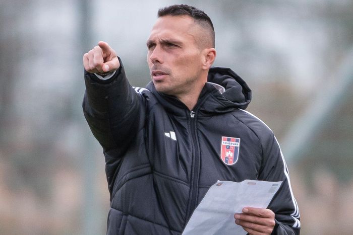 Boér Gábor, a Vidi vezetőedzője (Fotó: vidi.hu)