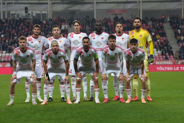 A Zalaegerszeg elleni győztes csapat (Fotó: dvsc.hu)