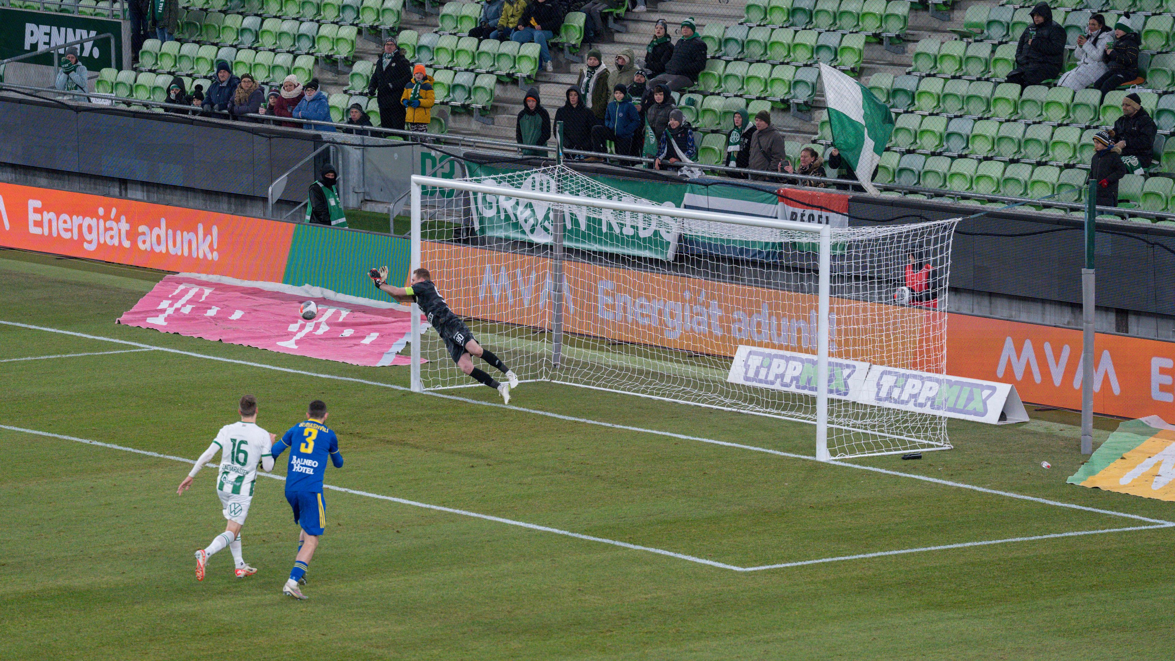 A Mezőkövesdnek is voltak lehetőségei a Ferencváros ellen (Fotó: Cselleng Ádám)