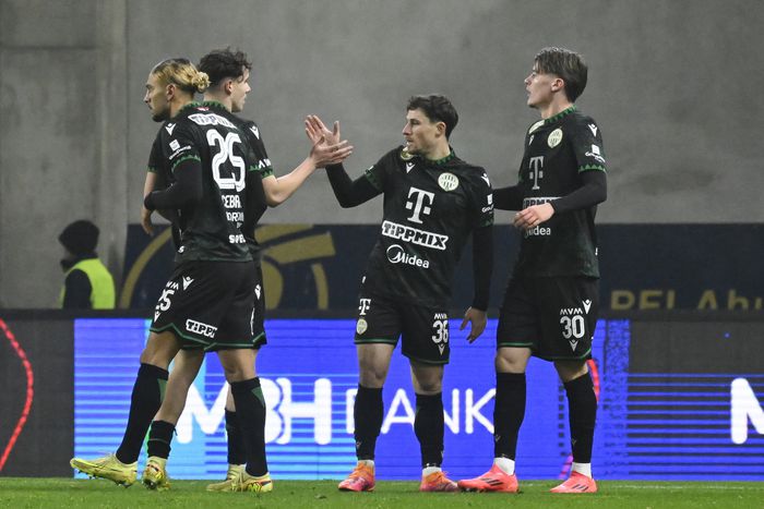 A három pontért utazik Kisvárdára a Fradi (Fotó: MTI/Hegedüs Róbert)