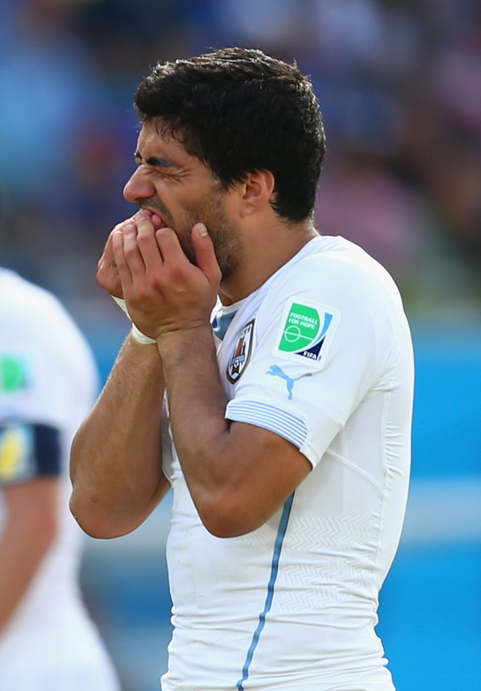 Suárez többször harapott pályafutása során, Chiellinire is lecsapott /Fotó: Getty Images