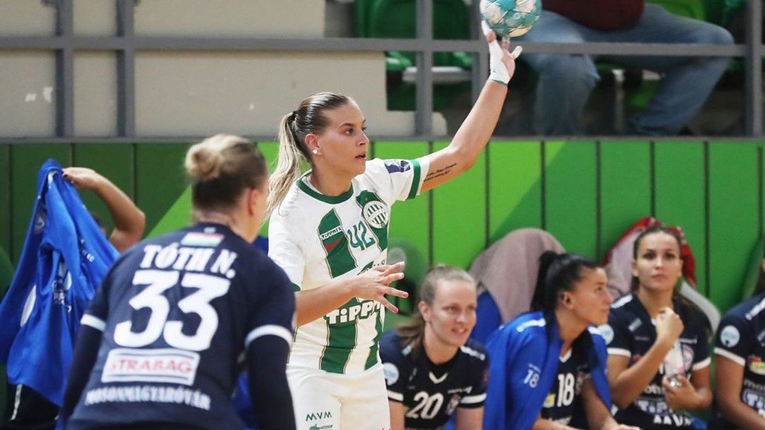 Klujber Katrinék a Mosonmagyaróvárral játszanak az elődöntőben (Fotó: fradi.hu)