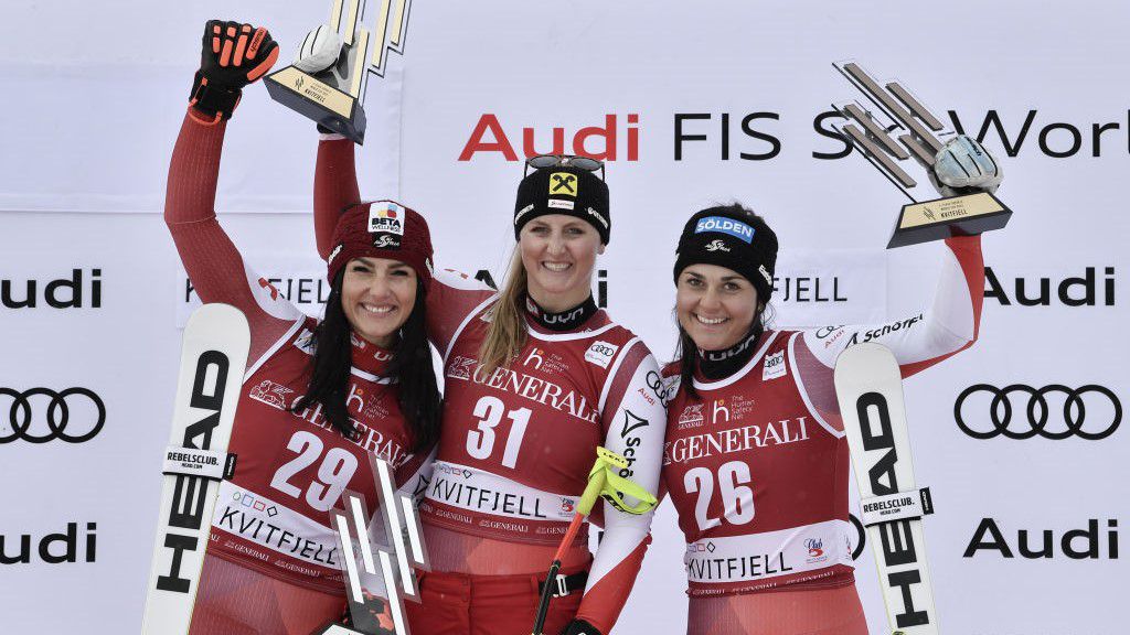 Három a kislány. És mind osztrákok... (Fotó: GettyImages)