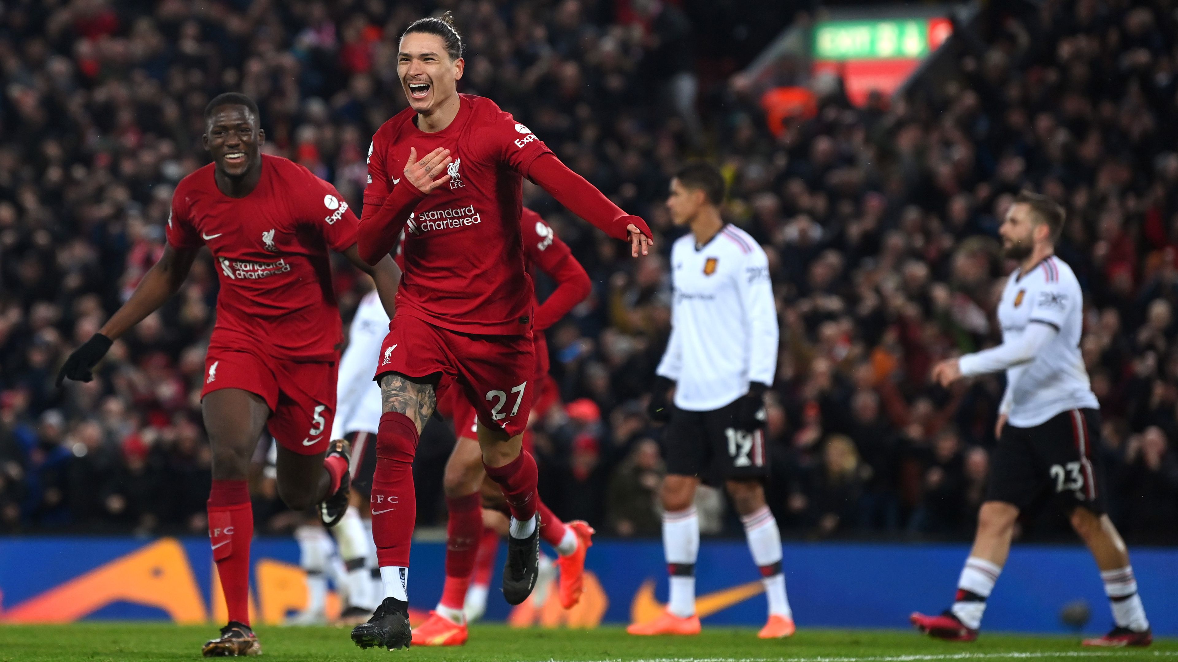 7–0! A Liverpool kitömte a Man. Unitedet az Anfielden – videóval