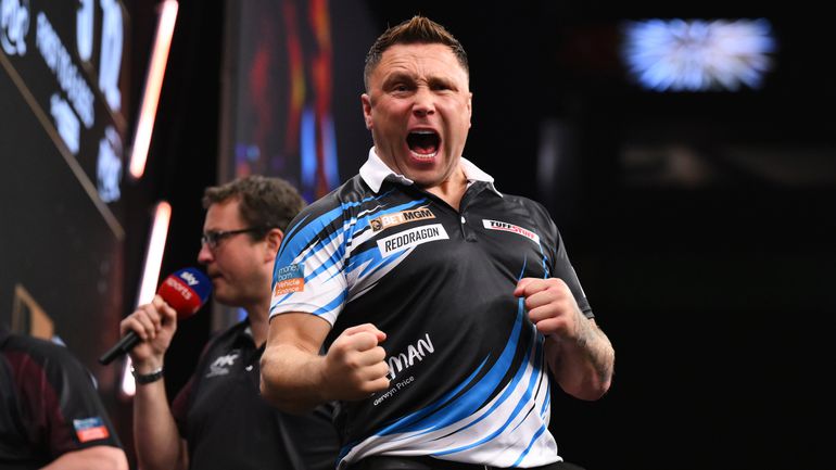 Gerwyn Price ezúttal pozitív tekintetben hozta lázba a szurkolókat
