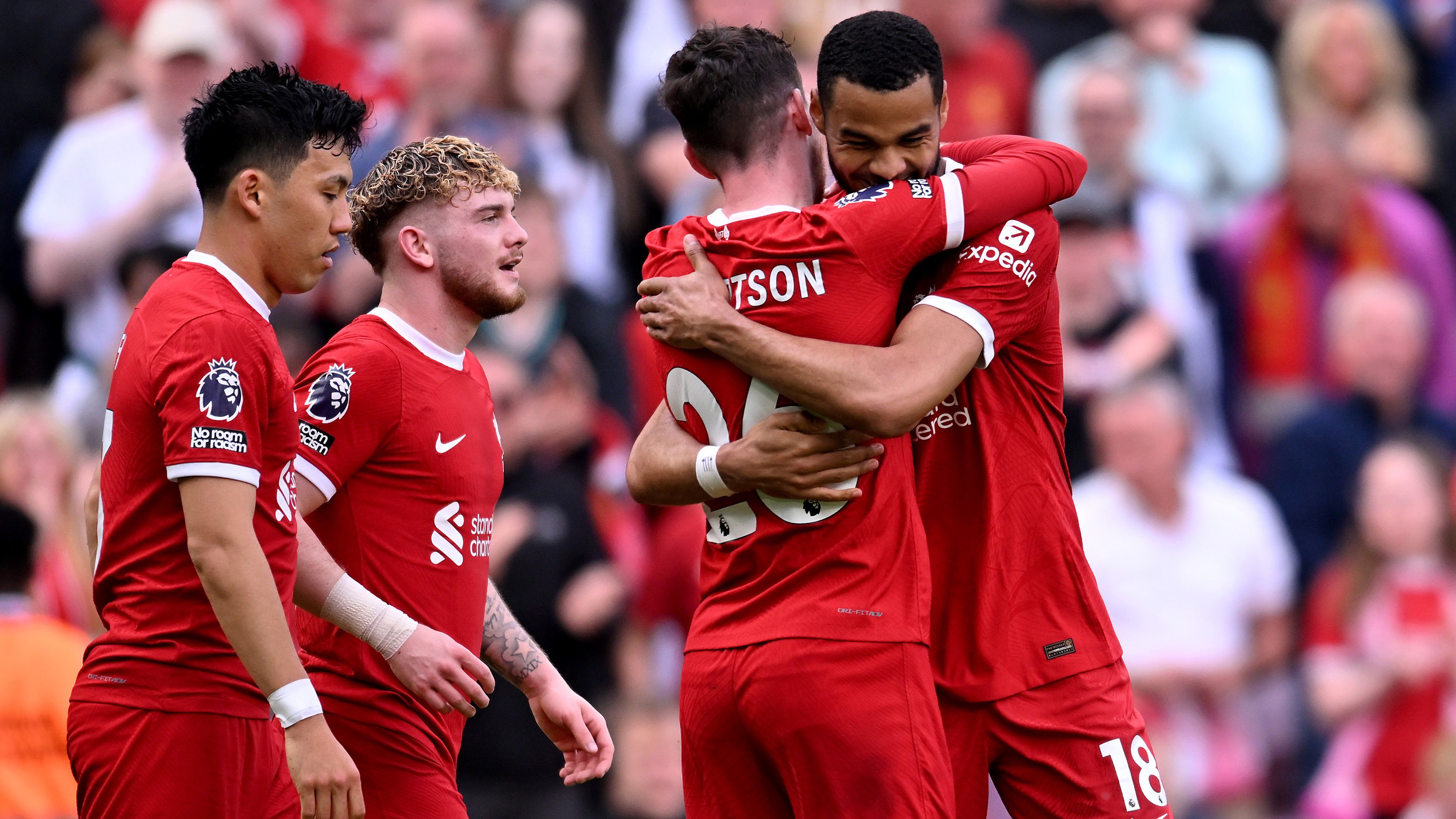 Robertson és Gakpo egyaránt betalált, a Szoboszlai Dominiket csereként pályára küldő Liverpool 4–2-re nyert a Tottenham ellen