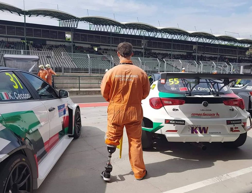 A baleset után visszatért a versenypályákra /Fotó: László Attila/Instagram