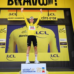Evenepoel nyerte az időfutamot, Pogacaron maradt a sárga trikó