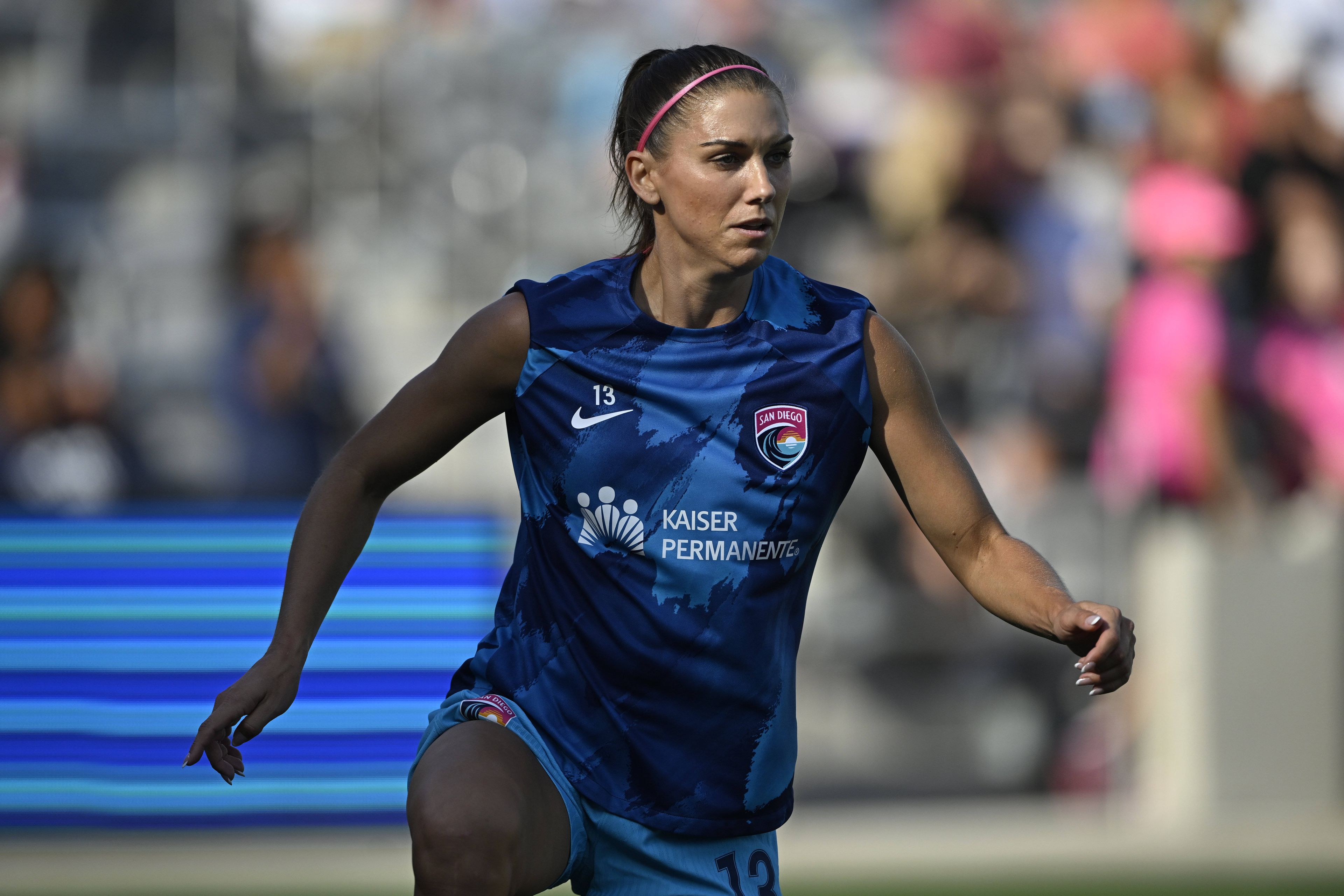 Alex Morgan pályafutása jelentős részét amerikai klubokban töltötte