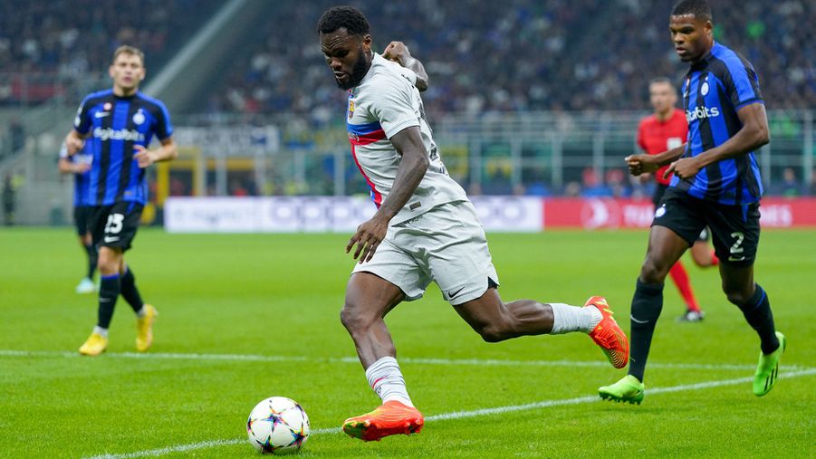 Franck Kessié az Inter elleni keddi BL-meccsen az utolsó percekre állt be (Fotó: Getty Images)