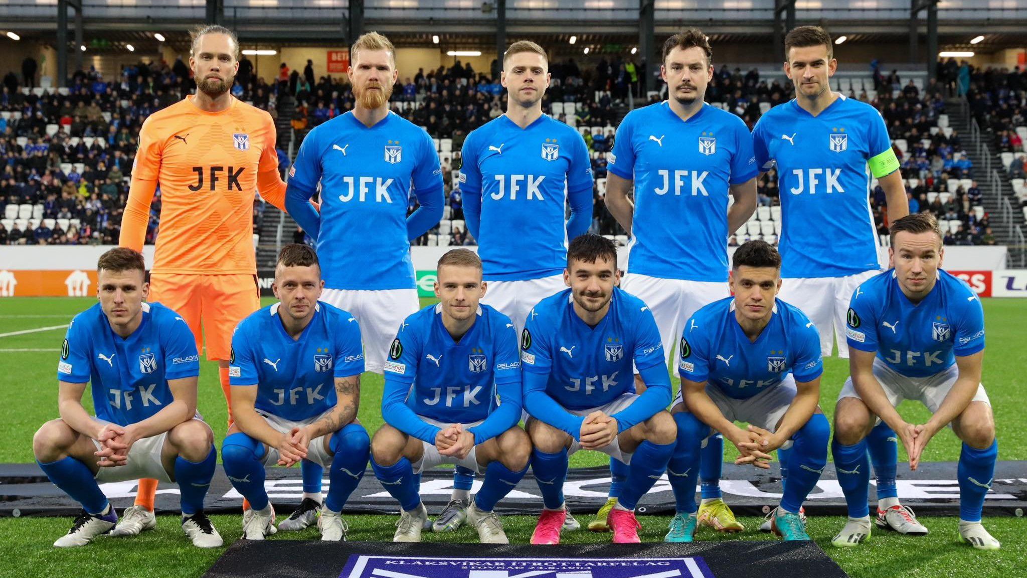 A Klaksvík először szerzett pontot európai kupa csoportkörében (Fotó: Twitter/KÍ)