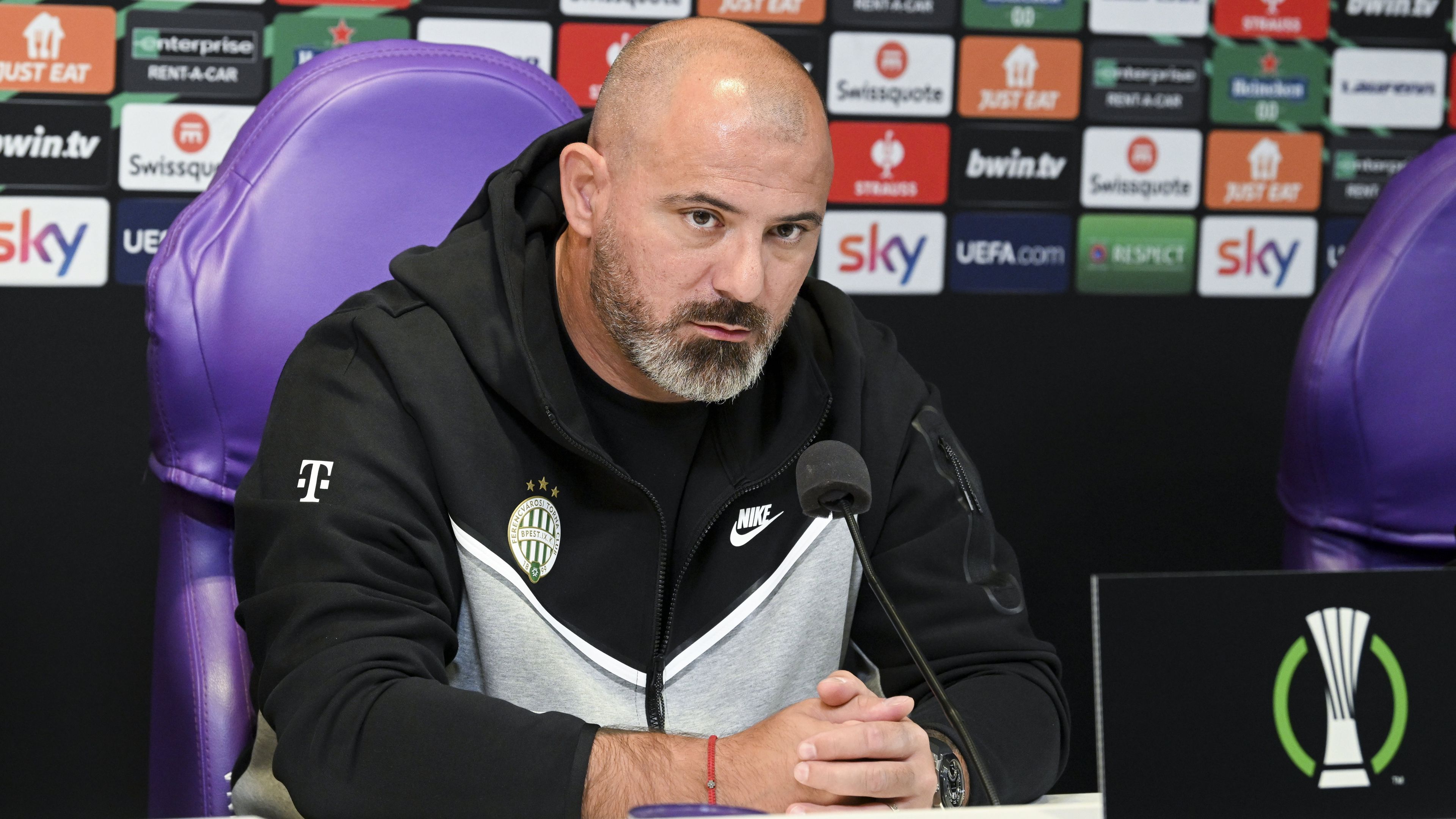 Dejan Sztankovics visszatért Olaszországba, ahol korábban dolgozott, de már a Ferencváros vezetőedzőjeként. (Fotó: Koszticsák Szilárd/MTI)