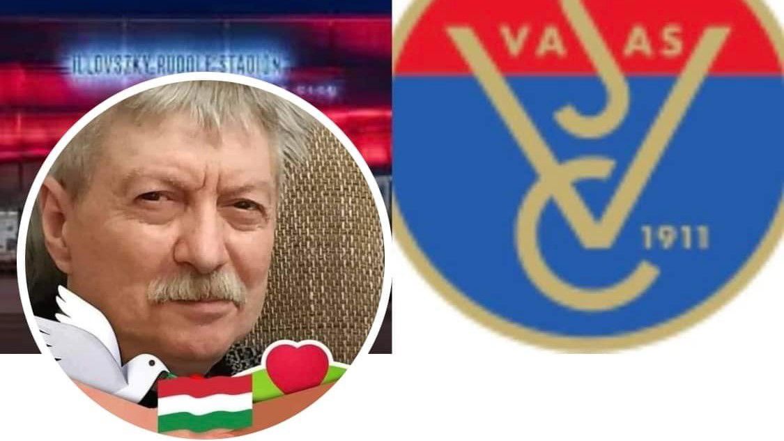 Kovács Ferenc közösségi oldalát is a Vasas-címer díszíti