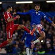 Reece James sípcsontján a Liverpool elleni kemény meccs nyomai