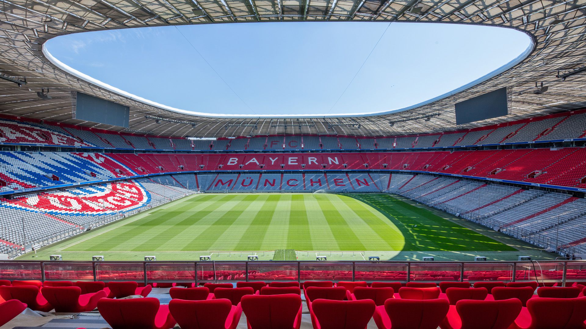 A Bayern München arénája.