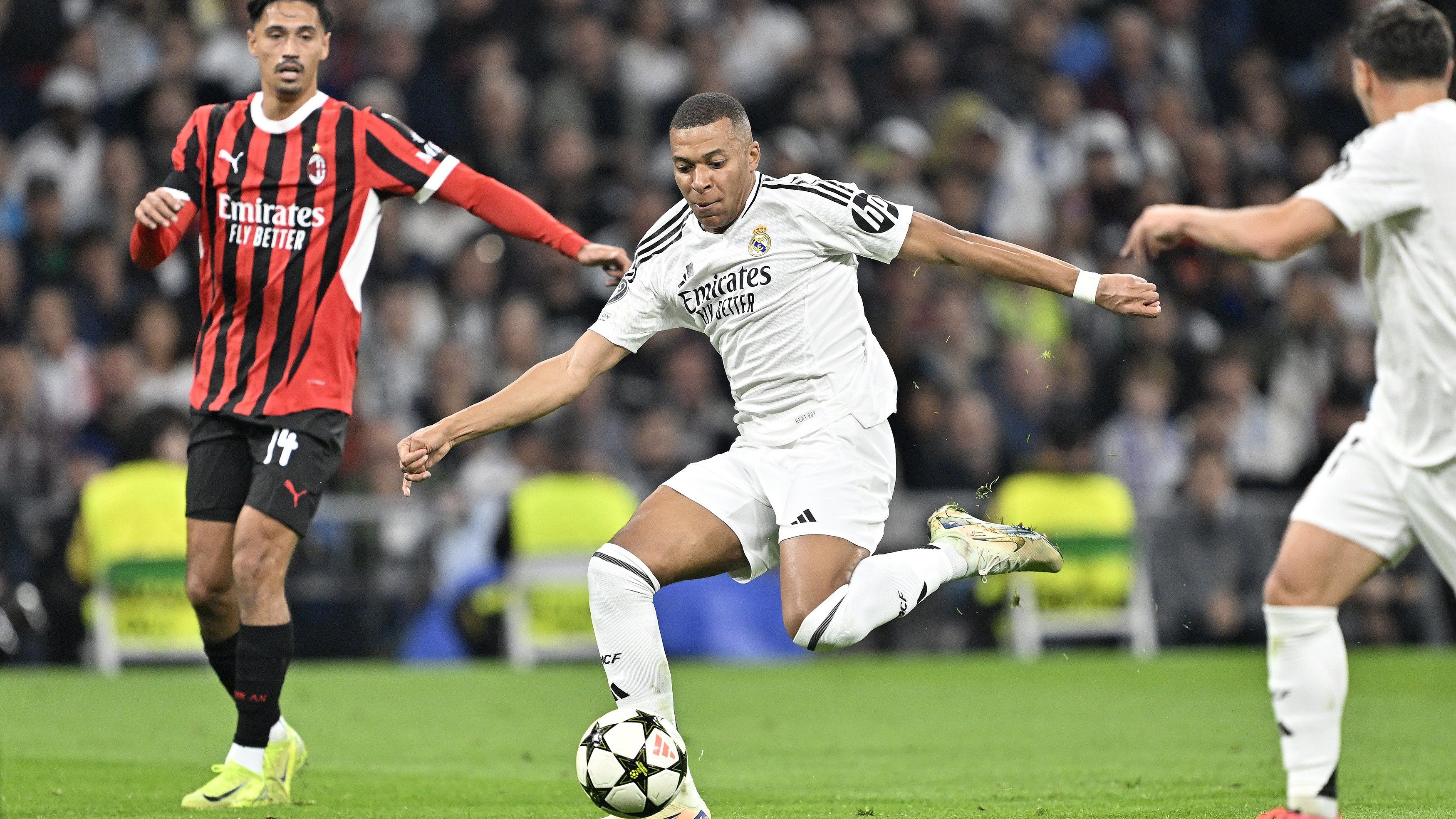 Kylian Mbappé és a Real Madrid meglepetésre hazai pályán kapott ki a Milantól. (Fotó: Getty Images)