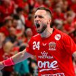 Szeged–Veszprém rangadó a férfi kézilabda NB I-ben (Fotó: MTI)