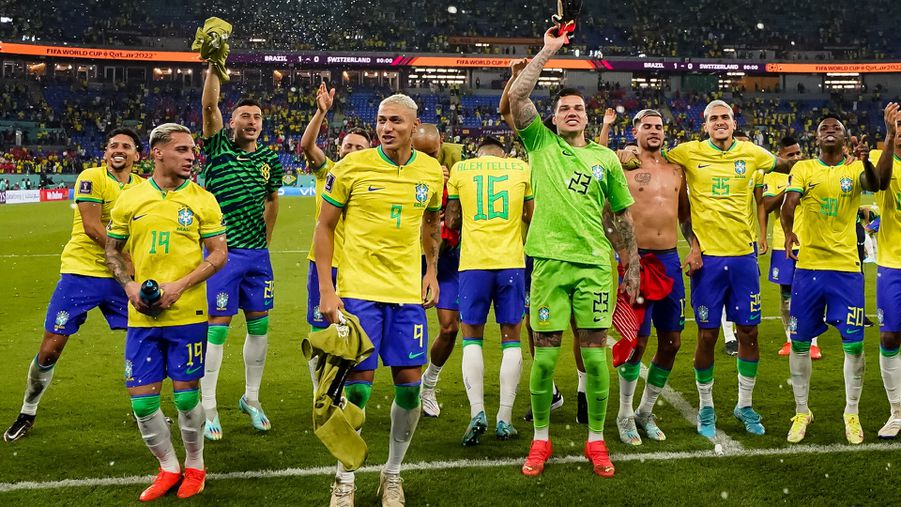 A brazilok Dél-Koreával csapnak össze a katari vb nyolcaddöntőjében (Fotó: Getty Images)