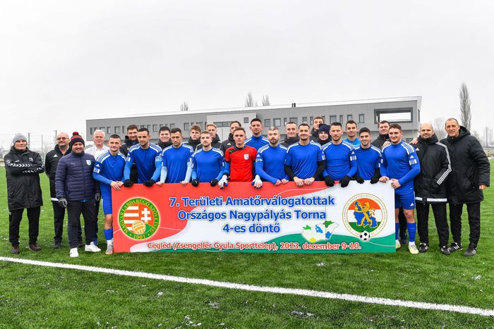 A 2023 decemberében az MLSZ Pest Vármegyei Igazgatóság által Cegléden megrendezett négyes döntőben a Békés vármegyei amatőrválogatott a 2. helyen végzett