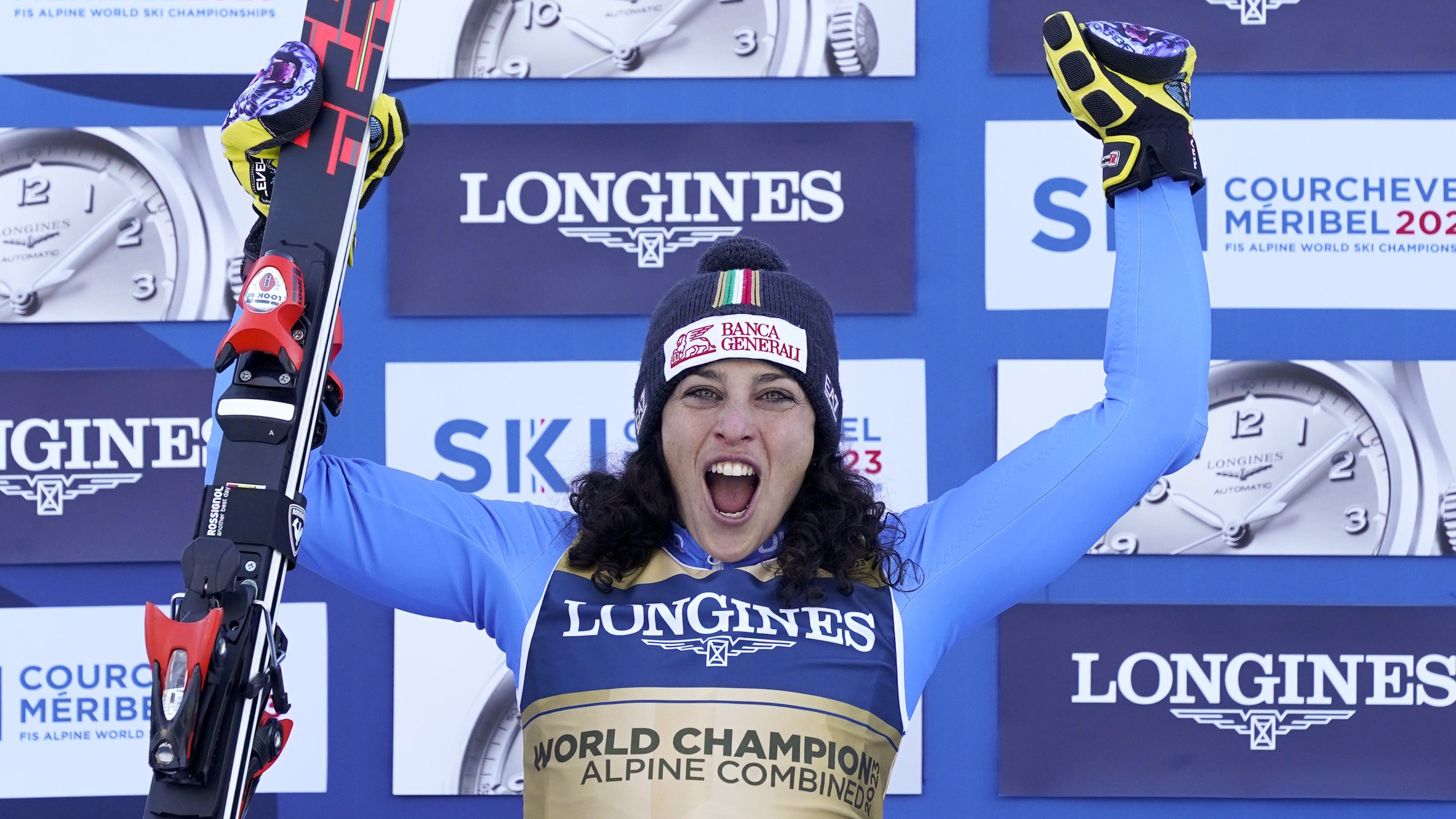 Federica Brignonéé az első aranyérem az alpesisí-világbajnokságon