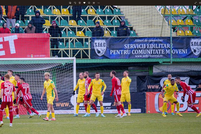 A Sepsi nem tudta legyőzni a sereghajtót (Fotó: CS Mioveni/Facebook)