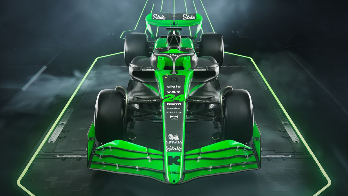 Fekete és zöld festést kapott a Stake Forma–1-es autója (Fotó: Stake F1 Team)