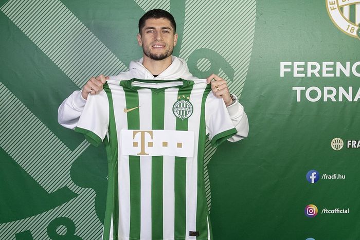 Ángelo Sagal a Ferencvárosnál folytatja (Fotó: fradi.hu)