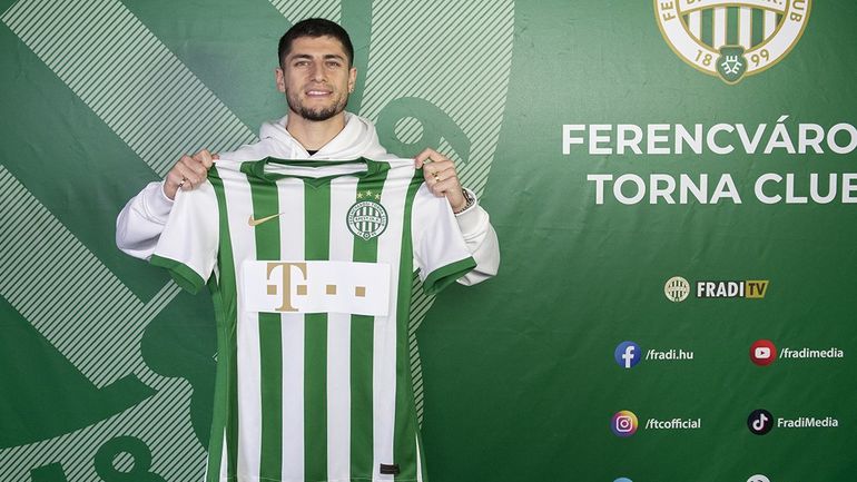 Ángelo Sagal a Ferencvárosnál folytatja (Fotó: fradi.hu)