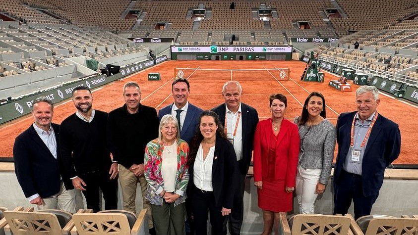 Sütő Csilla a szenior sportért felel az Európai Tenisz Szövetségben (Fotó: Hungarian Tennis/Facebook)